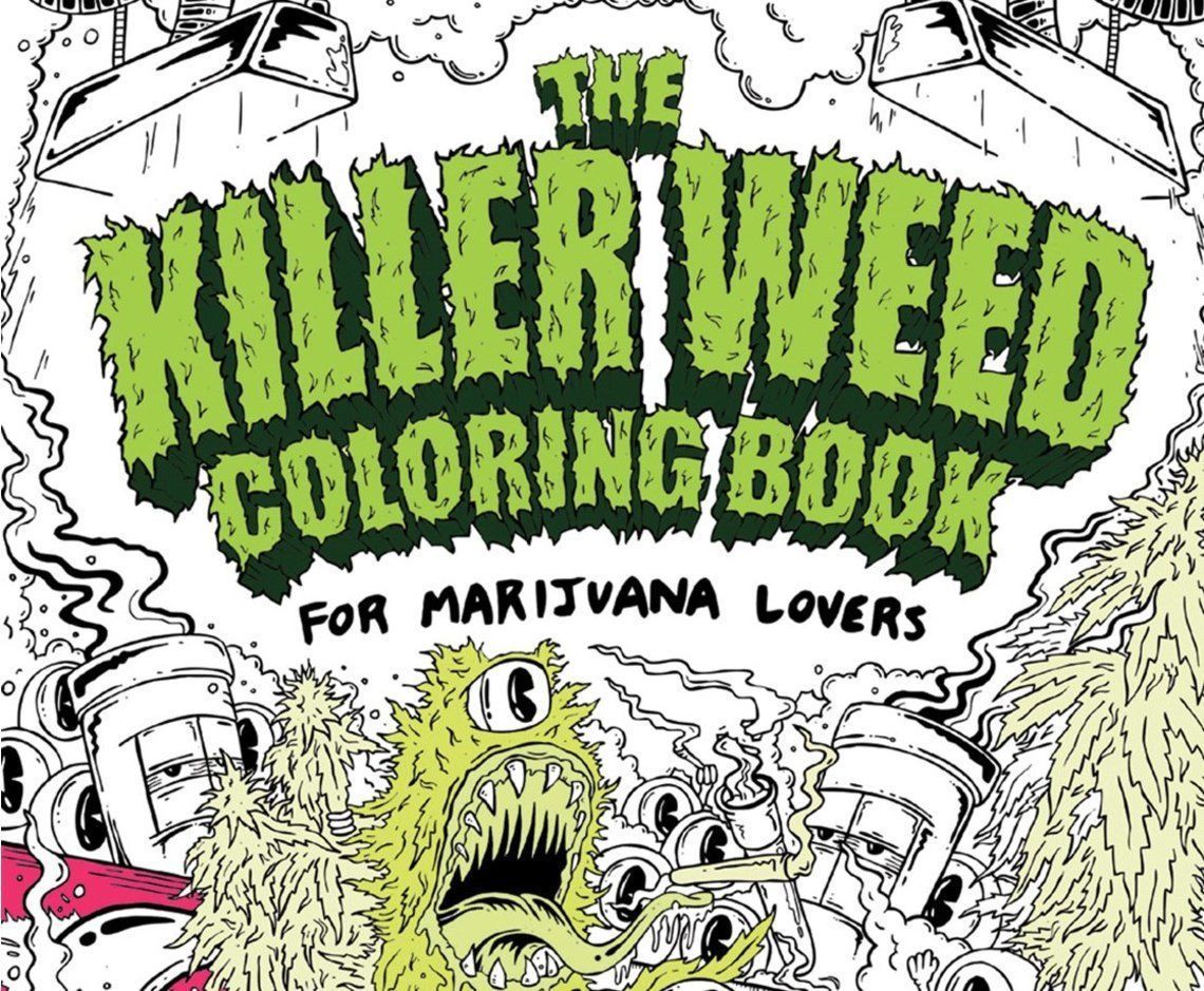 Meet the Artist Behind the Trippiest Weed Coloring Book for Adults Culture