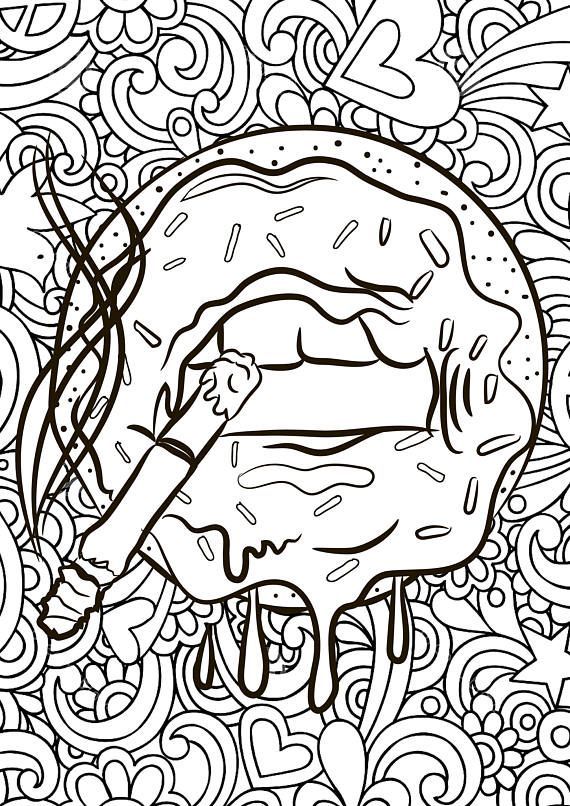 Color Me Cannabis Stay Highly Entertained With These 420 Inspired Coloring Pages